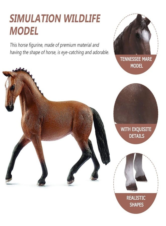 Mallexo مجموعة ألعاب خيول واقعية من ماليكسو، مناسبة للأطفال، بحجم كبير، تتضمن مجسمات حيوانات متحركة، لتزيين المنزل، ولأغراض تعليمية، مناسبة للأولاد والبنات - ألعاب حيوانات أليفة، هدايا أعياد الميلاد - Image 4